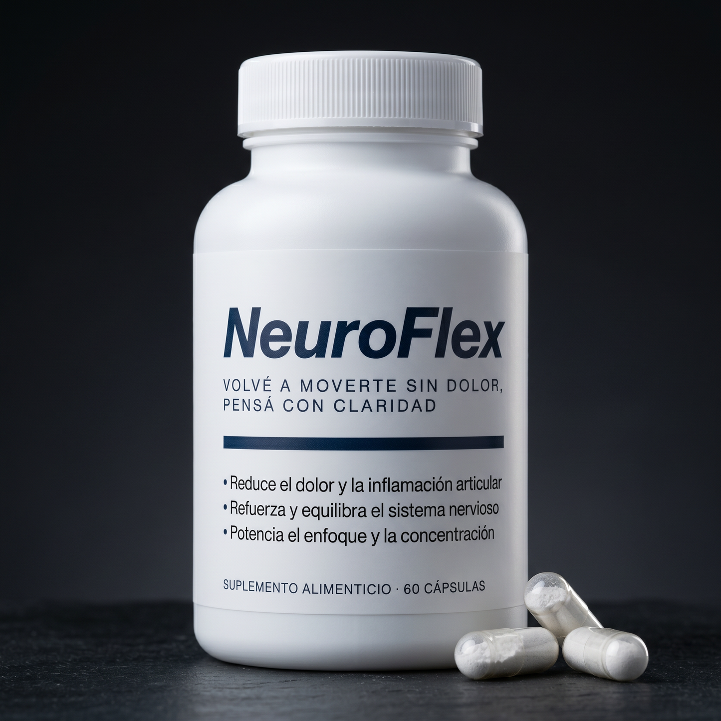 NeuroFlex | Cápsulas para Articulaciones, Sistema Nervioso y Enfoque Mental