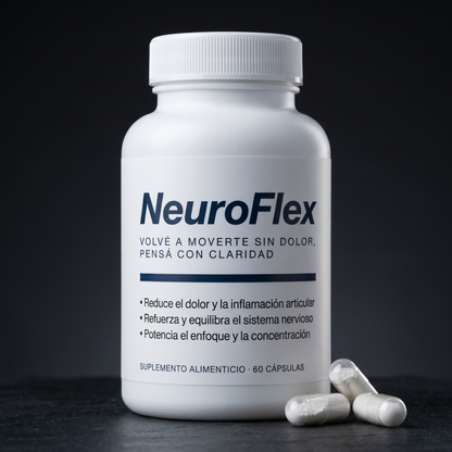 NeuroFlex | Cápsulas para Articulaciones, Sistema Nervioso y Enfoque Mental